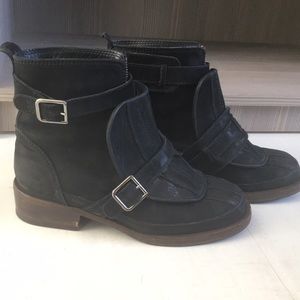 Chanel Buckle Up Boots